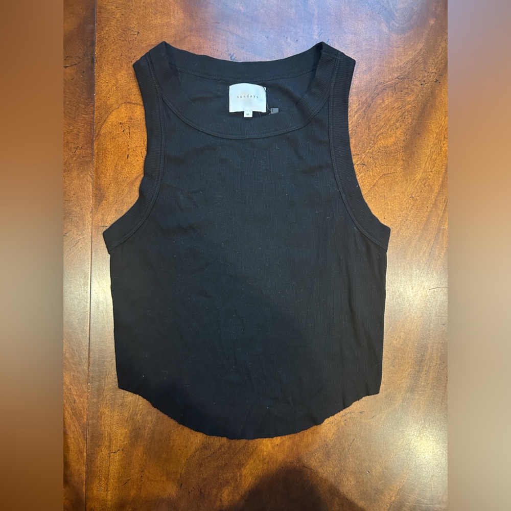 Women’s Sundays Black Tank